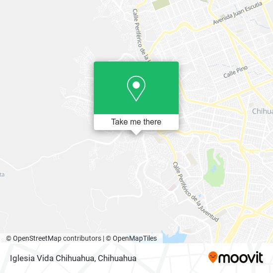 Mapa de Iglesia Vida Chihuahua