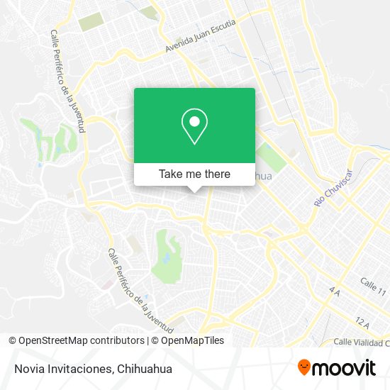 Novia Invitaciones map