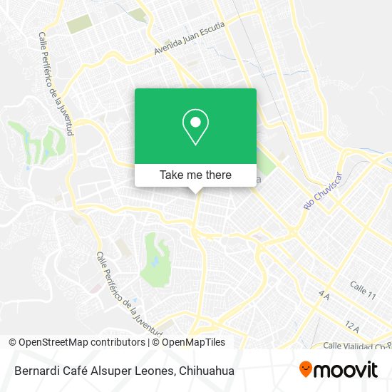 Bernardi Café Alsuper Leones map