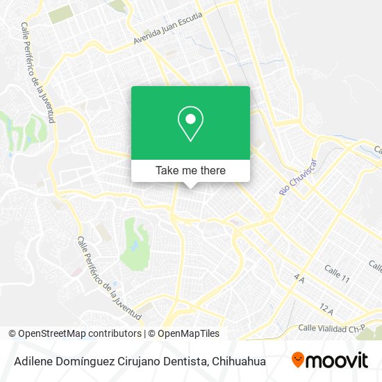 Mapa de Adilene Domínguez Cirujano Dentista