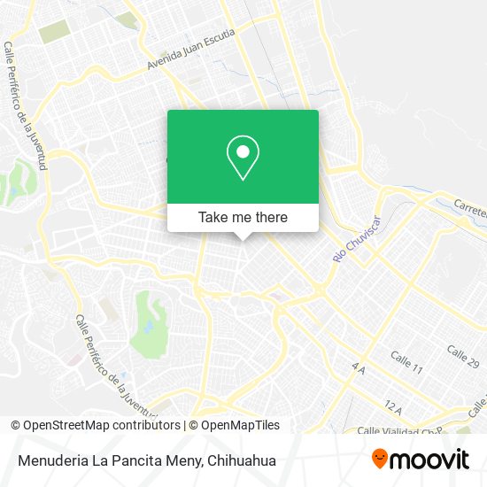 Menuderia La Pancita Meny map