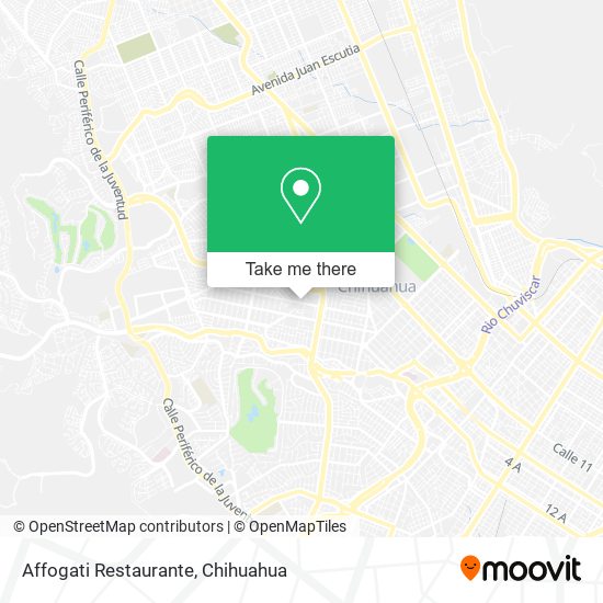 Mapa de Affogati Restaurante