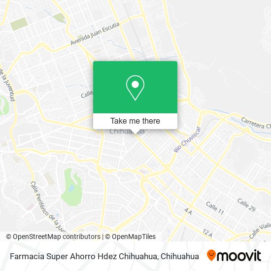 Farmacia Super Ahorro Hdez Chihuahua map