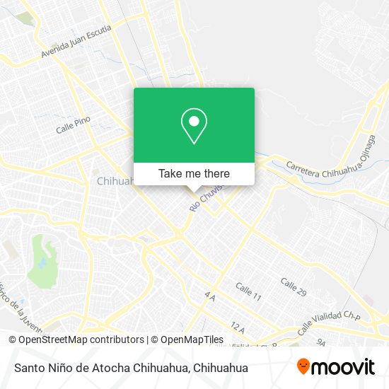 Santo Niño de Atocha Chihuahua map