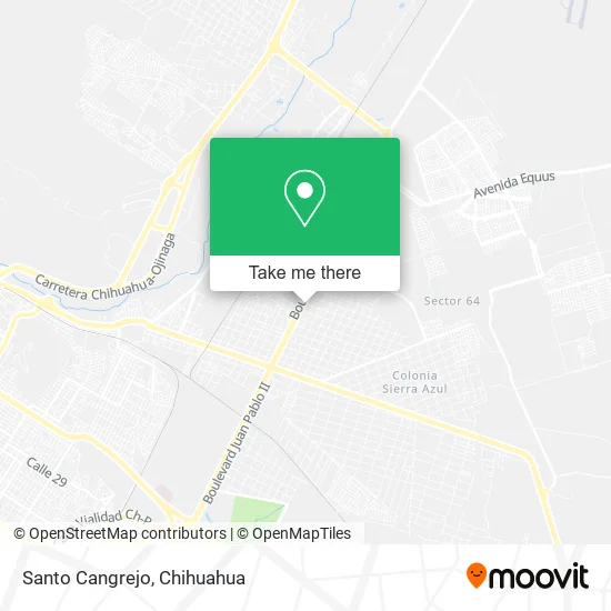 Mapa de Santo Cangrejo