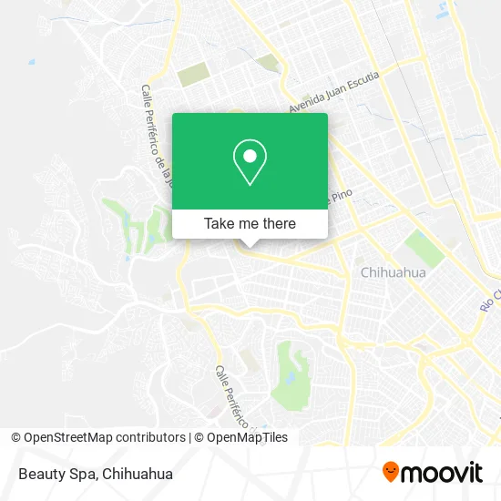 Mapa de Beauty Spa