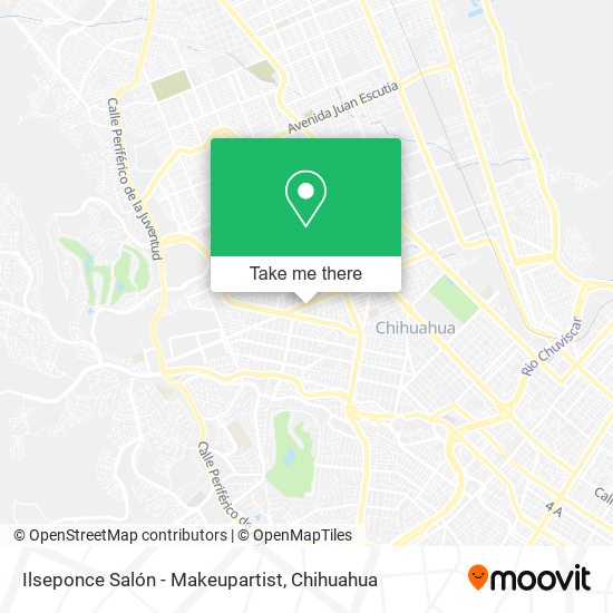 Ilseponce Salón - Makeupartist map