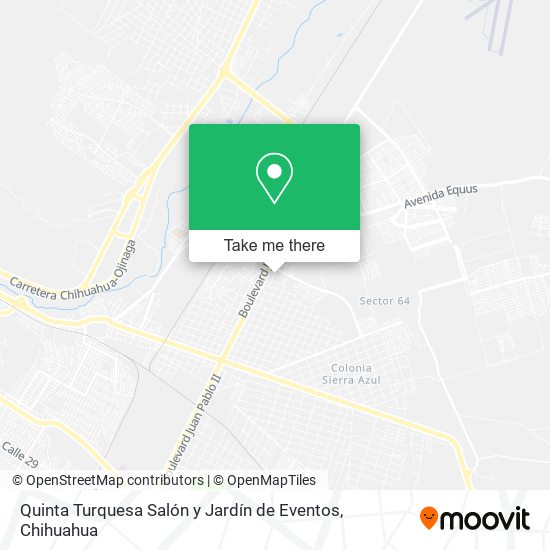 Quinta Turquesa Salón y Jardín de Eventos map