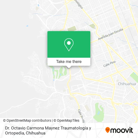 Dr. Octavio Carmona Maynez Traumatología y Ortopedia map