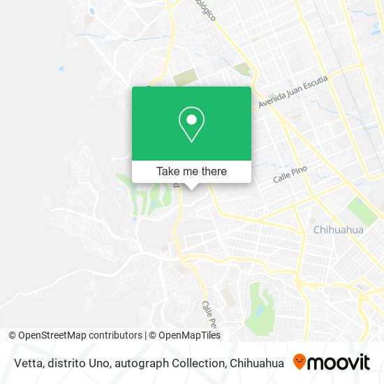 Vetta, distrito Uno, autograph Collection map