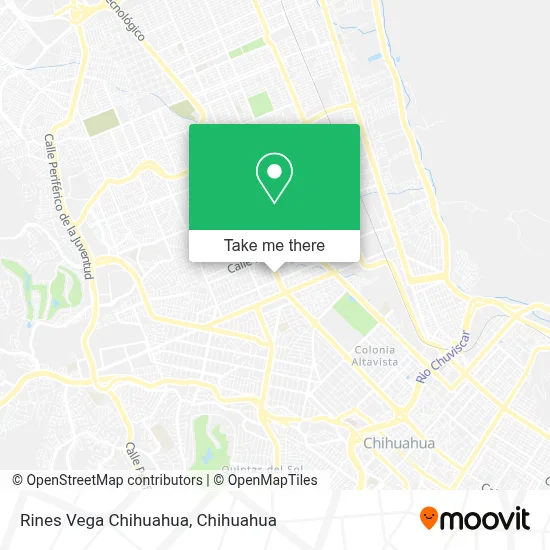 Rines Vega Chihuahua map