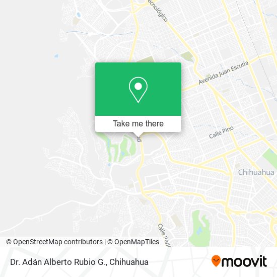 Dr. Adán Alberto Rubio G. map