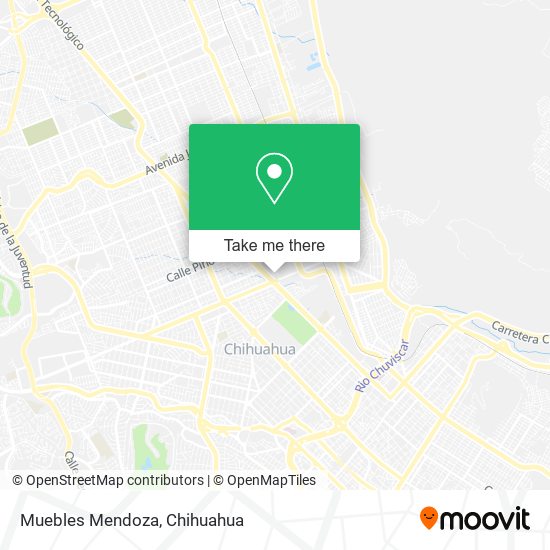 Muebles Mendoza map