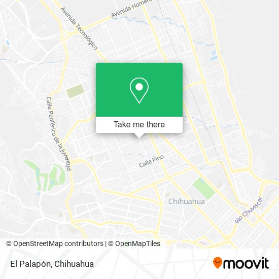 Mapa de El Palapón