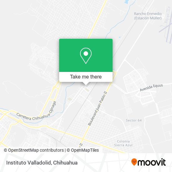 Instituto Valladolid map