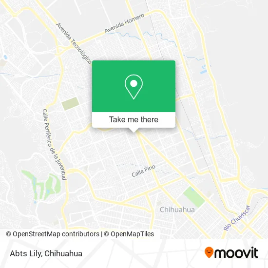 Mapa de Abts Lily