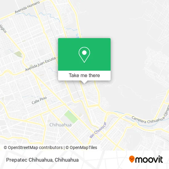 Prepatec Chihuahua map
