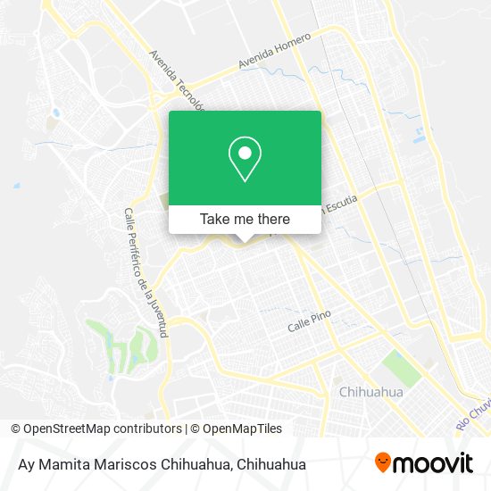 Ay Mamita Mariscos Chihuahua map