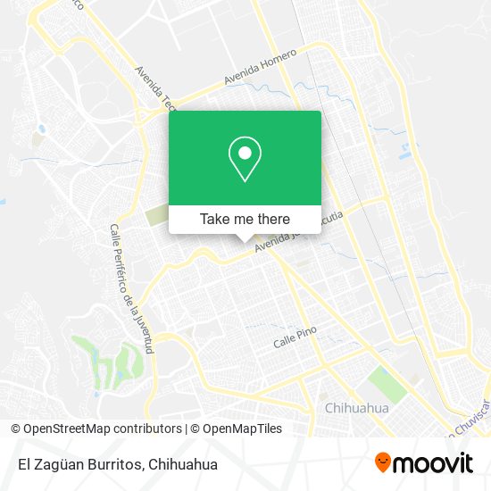 El Zagüan Burritos map