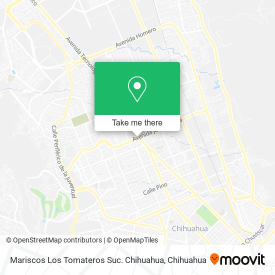 Mariscos Los Tomateros Suc. Chihuahua map