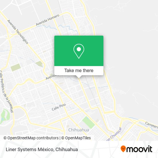 Liner Systems México map