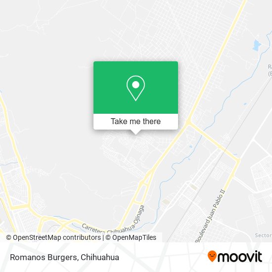 Mapa de Romanos Burgers