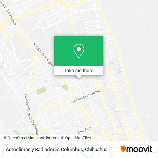 Autoclimas y Radiadores Columbus map