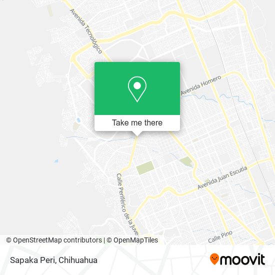 Mapa de Sapaka Peri