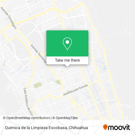 Química de la Limpieza Escobasa map