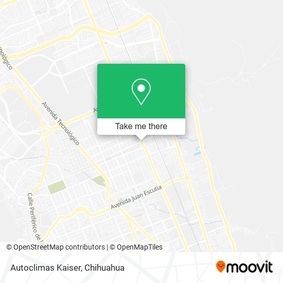 Autoclimas Kaiser map