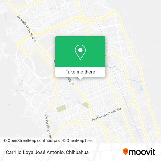 Carrillo Loya José Antonio map