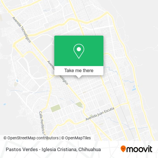 Pastos Verdes - Iglesia Cristiana map