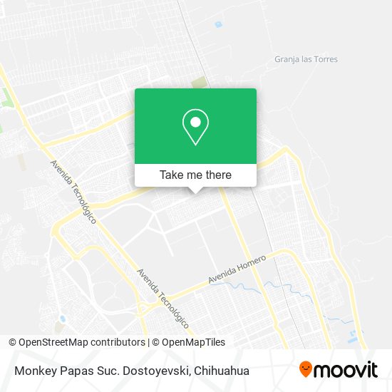 Mapa de Monkey Papas Suc. Dostoyevski