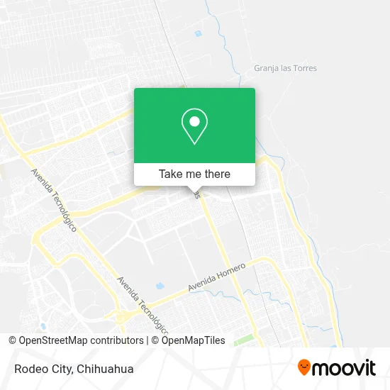 Rodeo City map