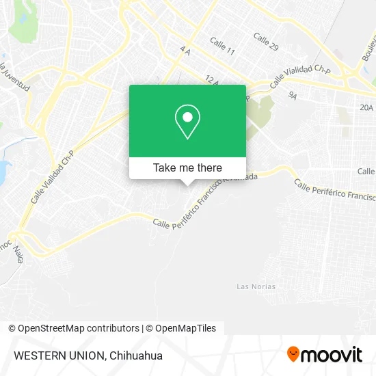 WESTERN UNION map