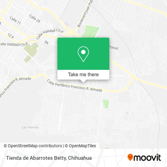 Tienda de Abarrotes Betty map