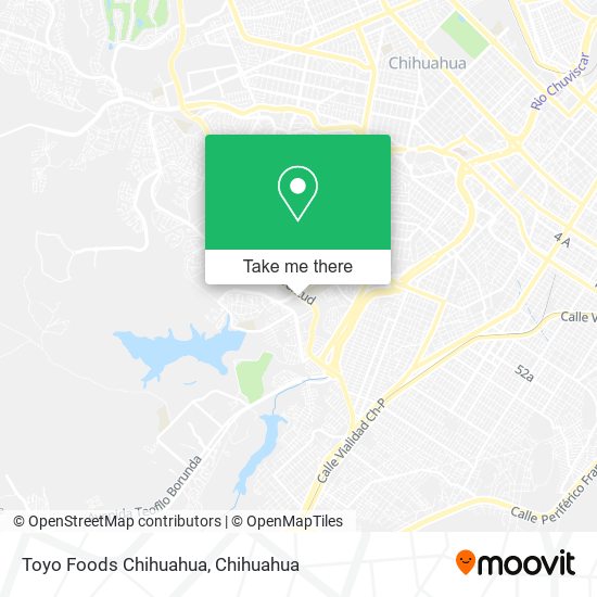 Mapa de Toyo Foods Chihuahua