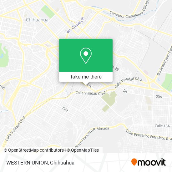 Mapa de WESTERN UNION
