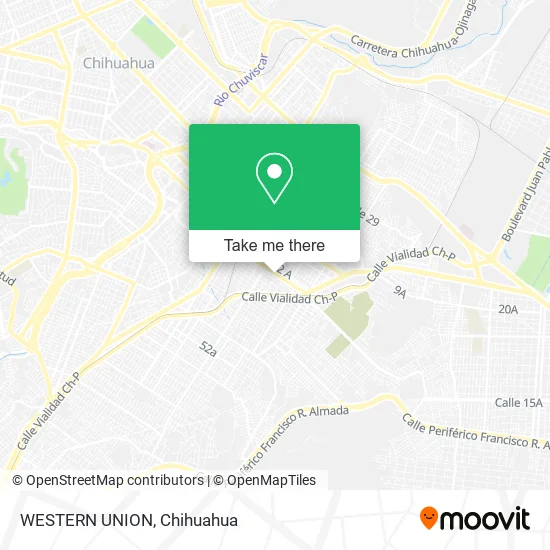 Mapa de WESTERN UNION