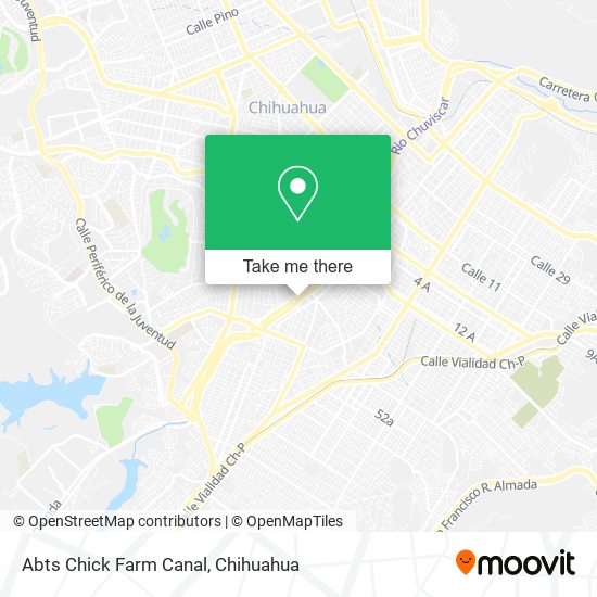 Mapa de Abts Chick Farm Canal