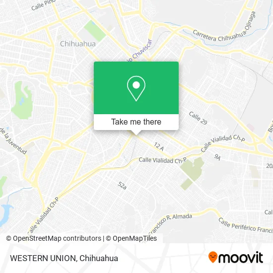 WESTERN UNION map