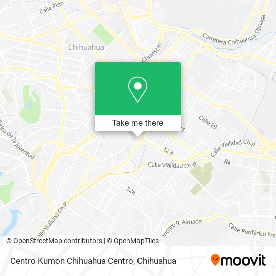 Mapa de Centro Kumon Chihuahua Centro