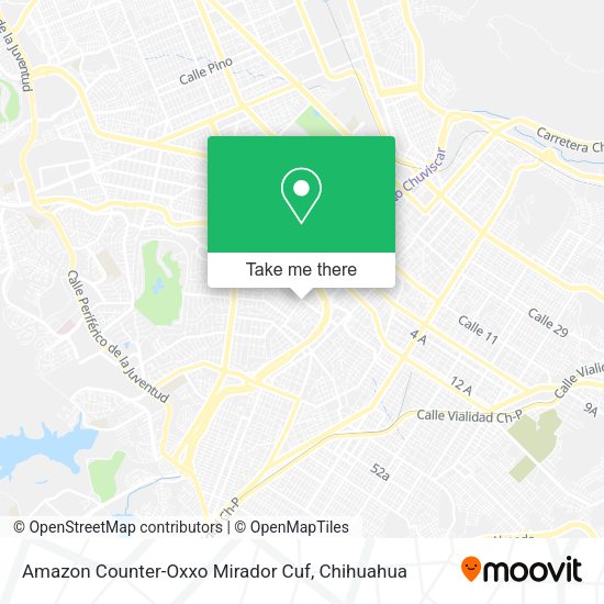 Mapa de Amazon Counter-Oxxo Mirador Cuf
