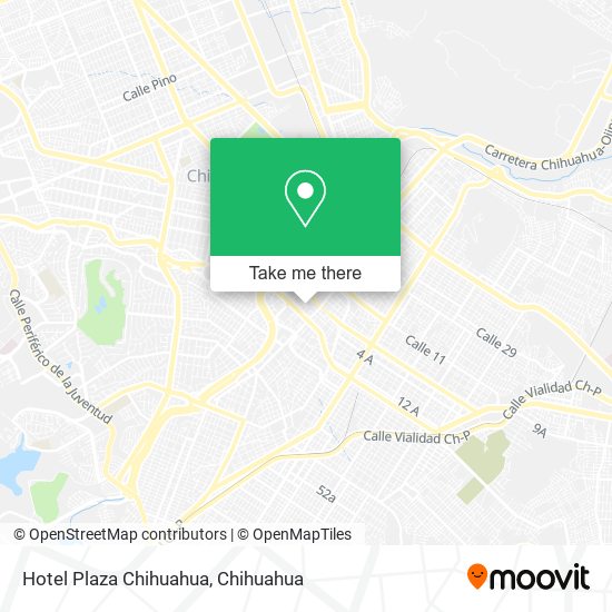 Mapa de Hotel Plaza Chihuahua