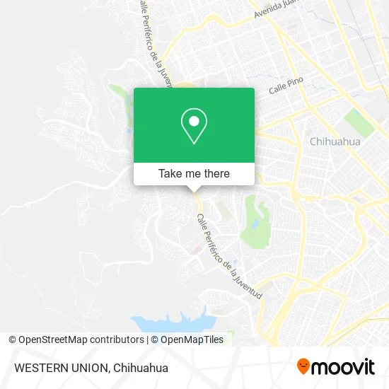 WESTERN UNION map