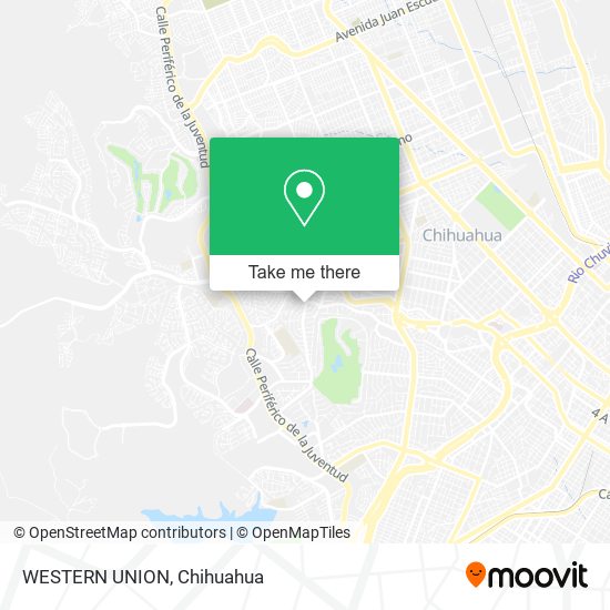 WESTERN UNION map