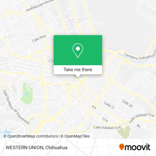 Mapa de WESTERN UNION