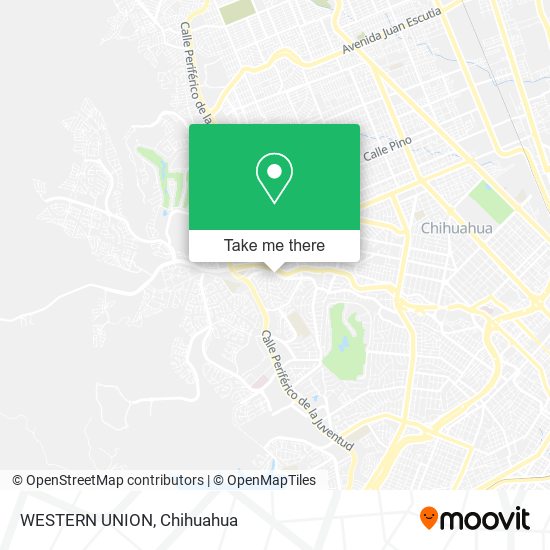 WESTERN UNION map