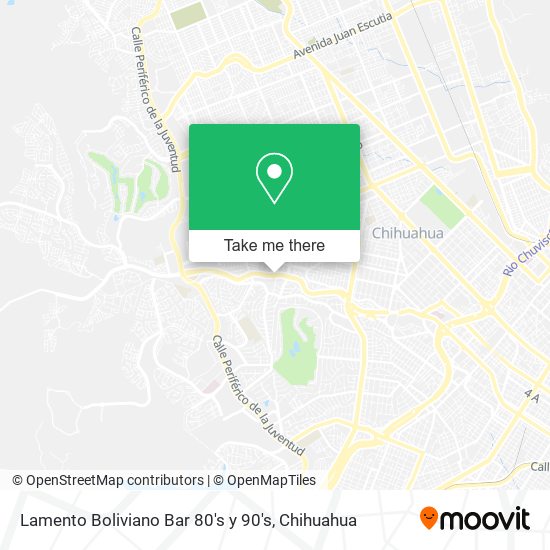 Lamento Boliviano Bar 80's y 90's map