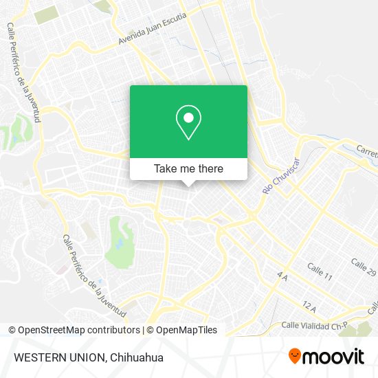 WESTERN UNION map